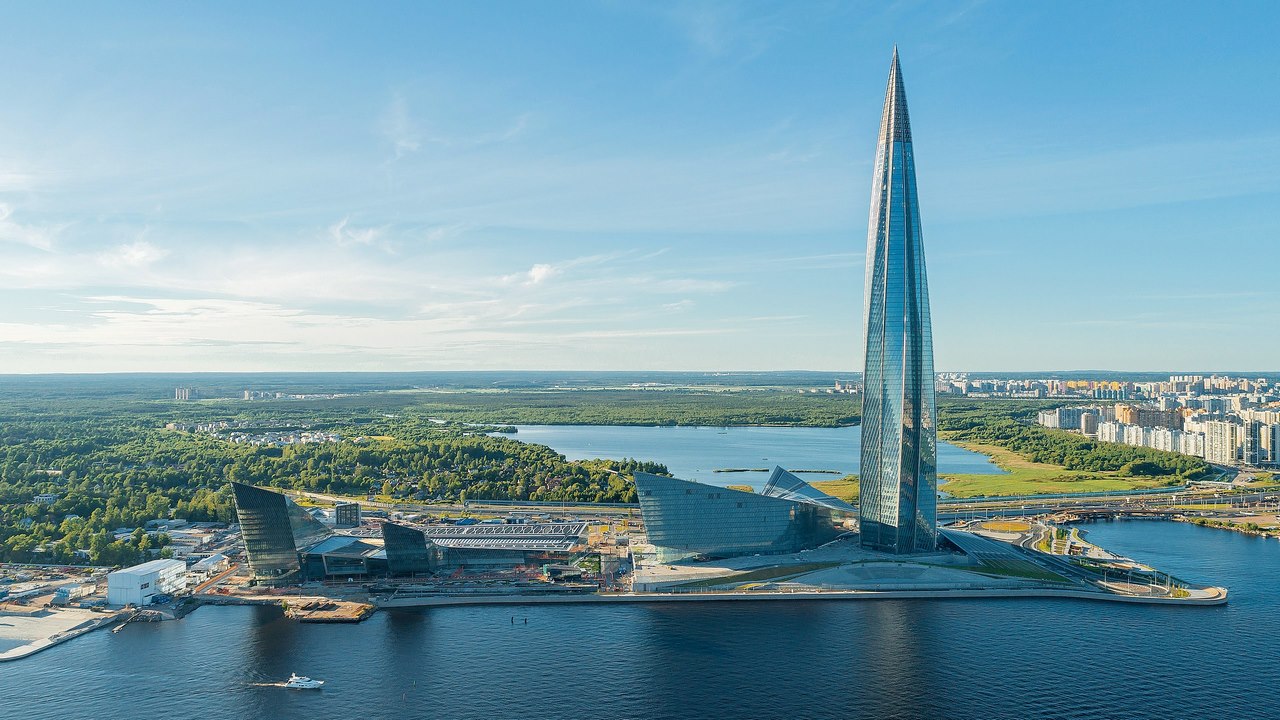 Лахта-центр, Санкт-Петербург — знаковый проект с изделиями Формулы камня